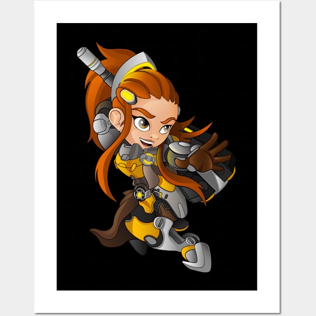 Brigitte Lindholm Wall Art by Inkisitor